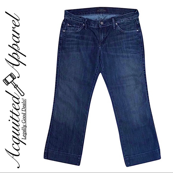 James Jeans Harvey Crop Medium Wash Stretch - Picture 1 of 8